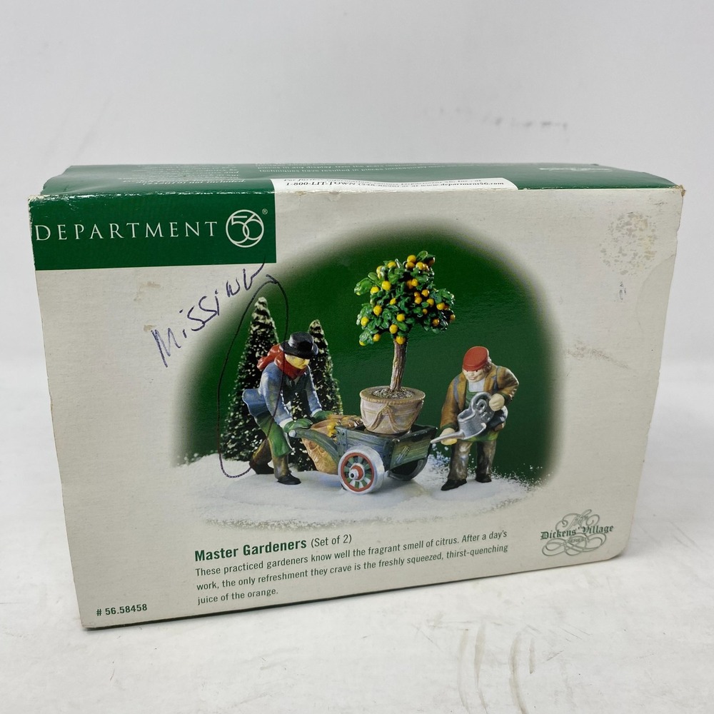 Department 56‎ ~ Village Accessories ~ MASTER GARDENERS ~ 56-58458